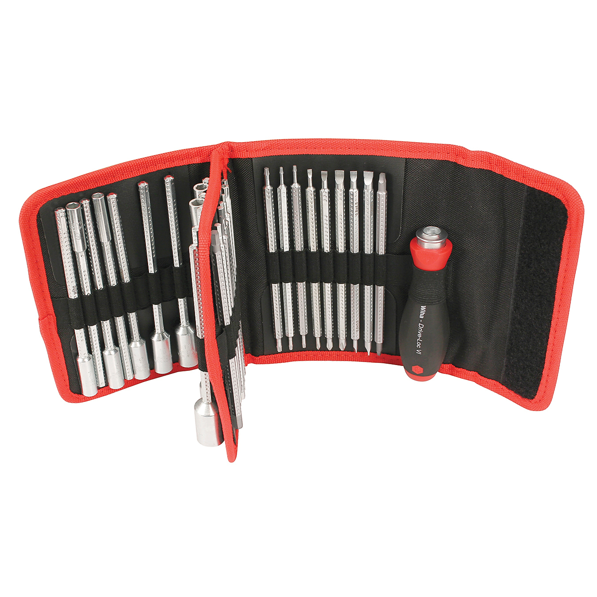 Wiha, 32PC Drive-Loc VI Wallet Set, Drive Type Combination, Model# 28188